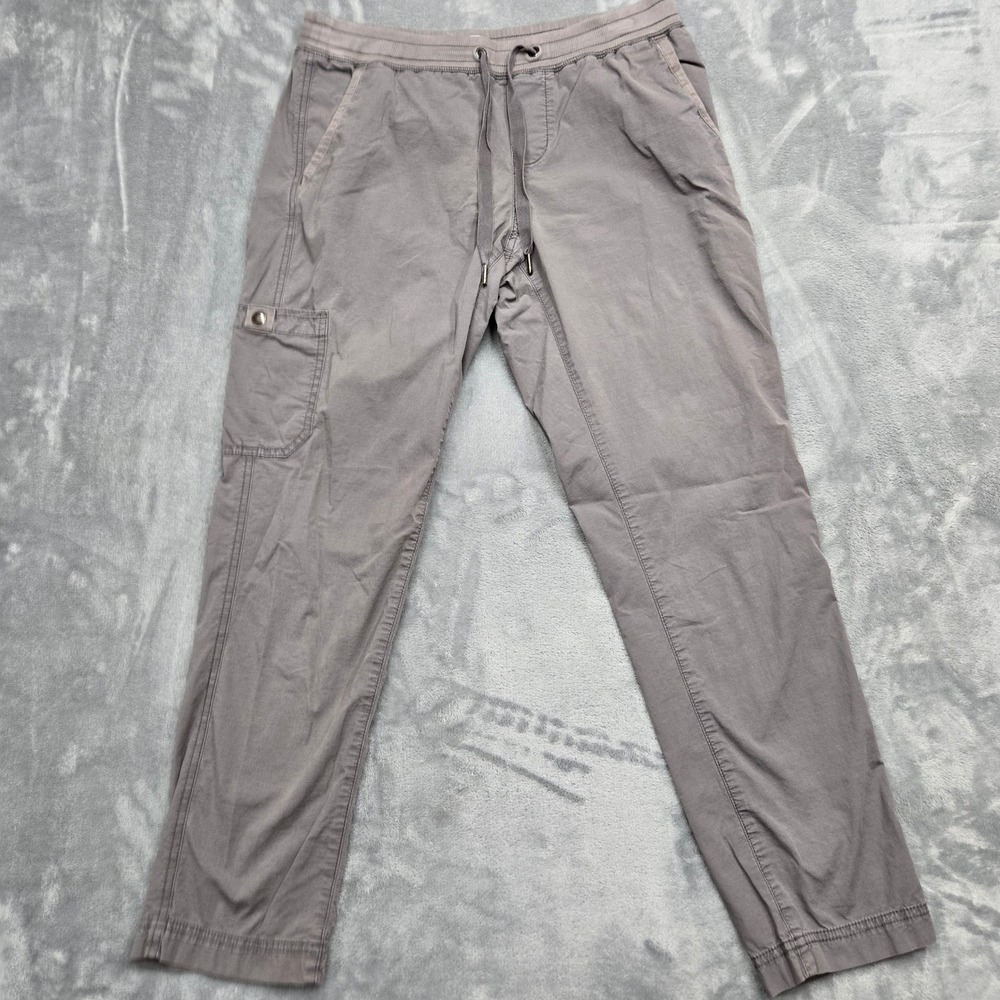 LL Bean Vista Camp Pants Gray Ripstop Joggers Womens Petite Size Small